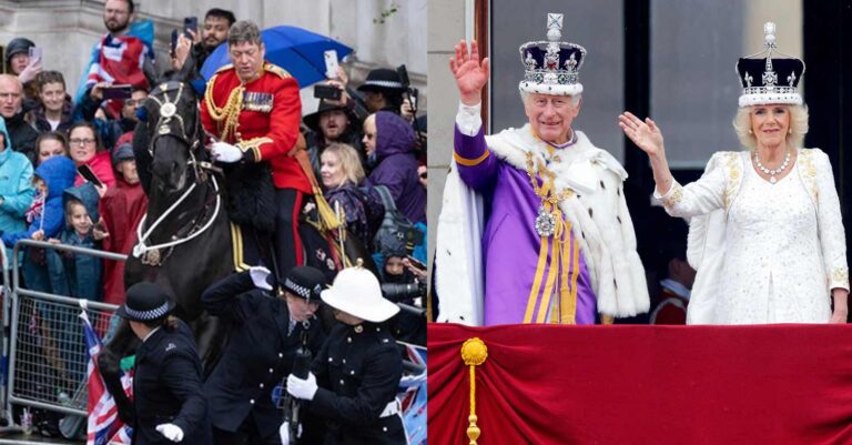 Στέψη Βασιλιά Καρόλου: Τρομαγμένο άλογο ξεφεύγει της πορείας του και αναστατώνει το πλήθος