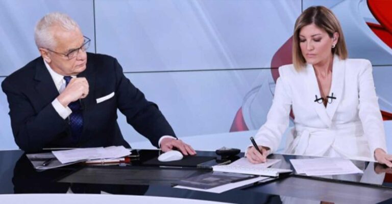 Εκνευρισμός Ράνιας Τζίμα με Πρετεντέρη στον «αέρα» του Mega: «Γιάννη έχεις εστιάσει αλλού – Δεν είσαι πρωθυπουργός…»