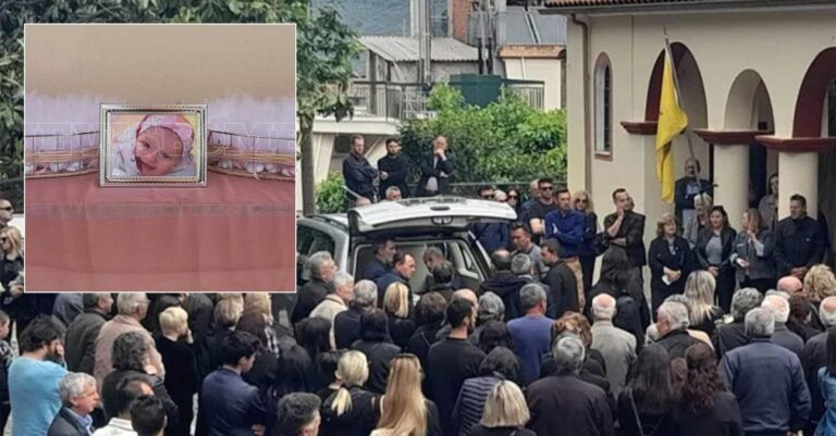 Δάρκυσε και ο Θεός στην Άρτα: Πόνος και θλίψη στην κηδεία του αδικοχαμένου βρέφους