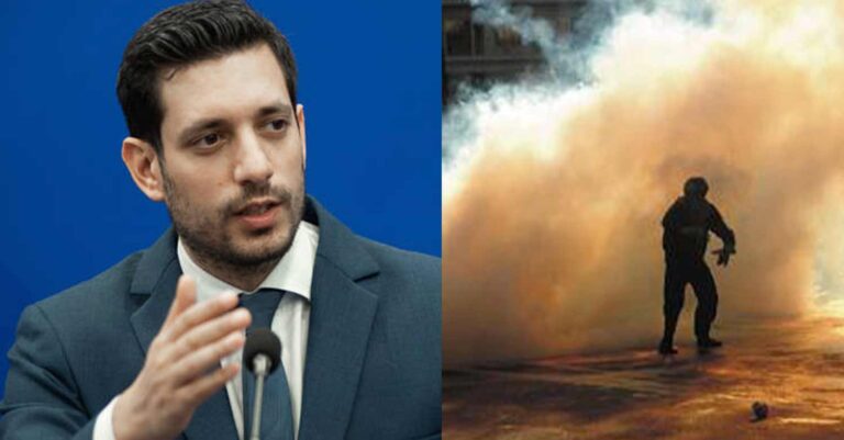 Ζωγράφου: Επίθεση με δακρυγόνα σε ομιλία του Κωνσταντίνου Κυρανάκη