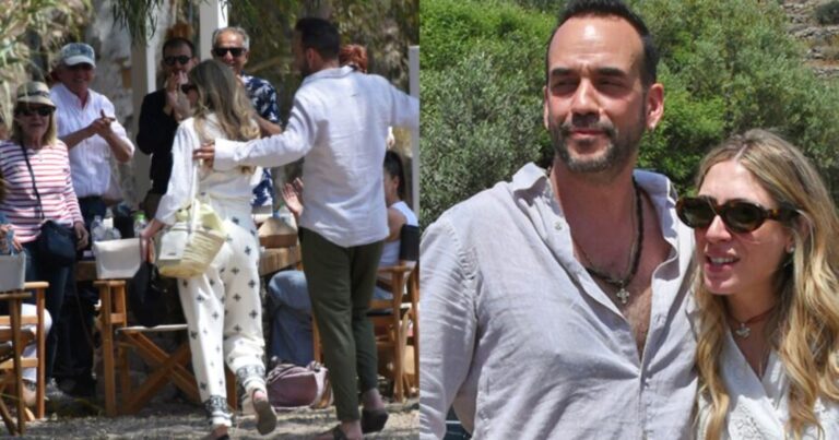 After wedding party: Σε παραλία της Αίγινας οι καλεσμένοι του Μουζουράκη και της Κόζαρη