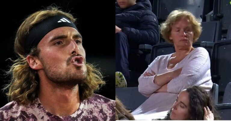 «Μη μιλάς στα ρώσικα, φύγε απ’το γήπεδο»: Χαμός στο Twitter με τον Τσιτσιπά που έβρισε κι έδιωξε τη μητέρα του