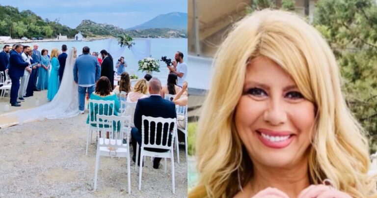 Έβαλε σε όλες τα «γυαλιά»: Η Ζήνα Κουτσελίνη ήταν κουμπάρα στο γάμο της Κέλλυς Ιωάννου & τράβηξε τα φλας πάνω της