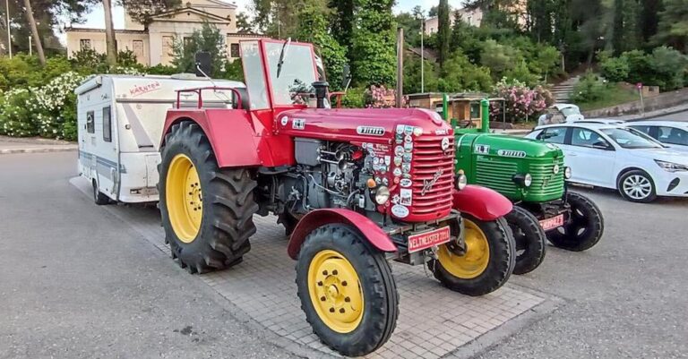 Αρχαία Ολυμπία: Τουρίστες από την Αυστρία ταξιδεύουν με… τρακτέρ