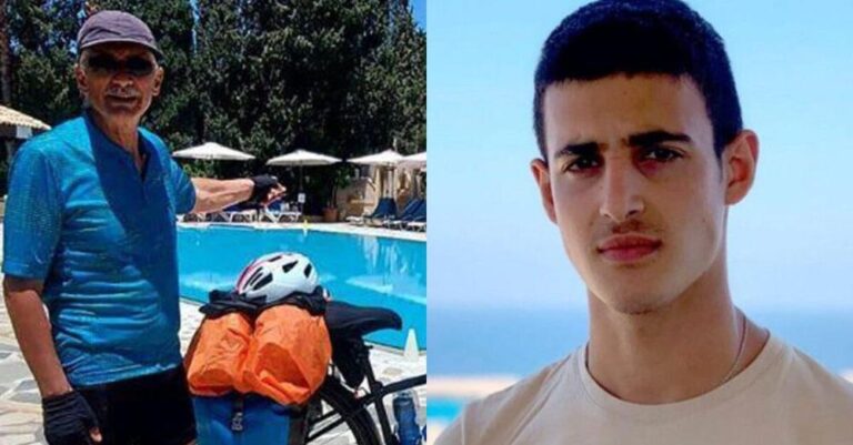 68χρονος διέσχισε τρεις χώρες με το ποδήλατο στη μνήμη του Κυπριανού που έχασε τη ζωή του στα Τέμπη