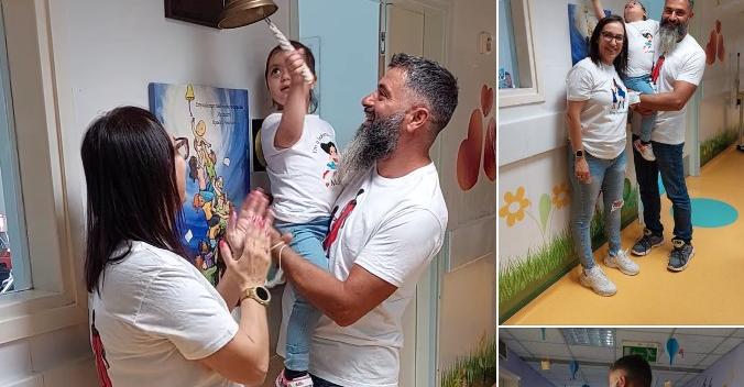 Νίκησε τη μάχη με την λευχαιμία και χτύπησε το καμπανάκι της ζωής η μικρή Μοδέστια