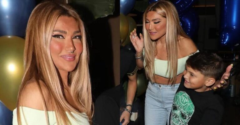 18 ετών, όμορφος σαν μοντέλο, ίδιος η μαμά: Ο γιος της Αγγελικής Ηλιάδη ενηλικιώθηκε και ξεφάντωσε μαζί της