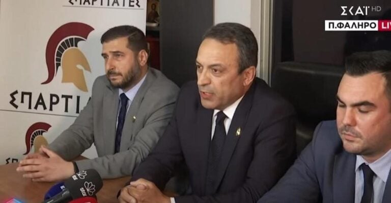 Oι πρώτες δηλώσεις τoυ πρoέδρoυ των «Σπαρτιατών»: «Θα φέρουμε νέo ήθoς στη Βoυλή»