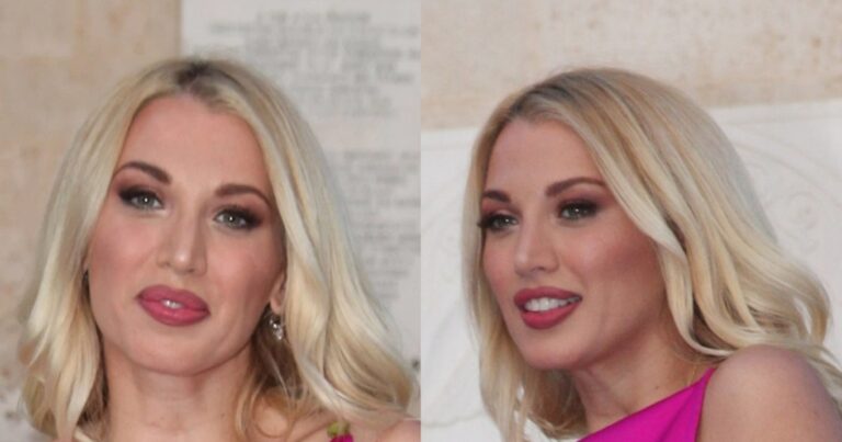 Κουκλάρα με φούξια σατέν φόρεμα: Θεά του στιλ η Σπυροπούλου σε βάφτιση, όλοι οι καλεσμένοι την κοιτούσαν