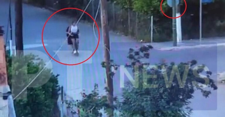 Καλαμάτα: Η στιγμή που αυτοκίνητο παρασύρει πατίνι με δύο παιδιά