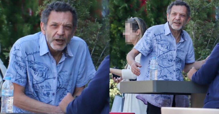 Αδυνατισμένος και εμφανώς καταβεβλημένος: Ανησυχία για Μίλτο Μακρίδη, η σπάνια εμφάνιση μετά από καιρό