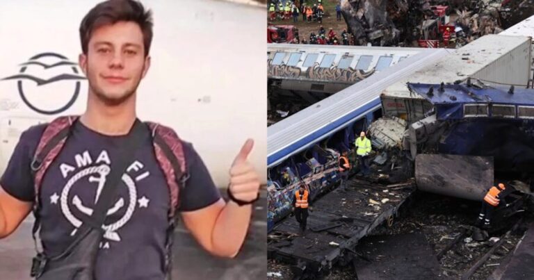 «Ανοίγει λίγο τα μάτια του…»: Δεκτός από κέντρο αποκατάστασης στη Γερμανία ο 20χρονος Γεράσιμος, ο μοναδικός επιζών του πρώτου βαγονιού στα Τέμπη