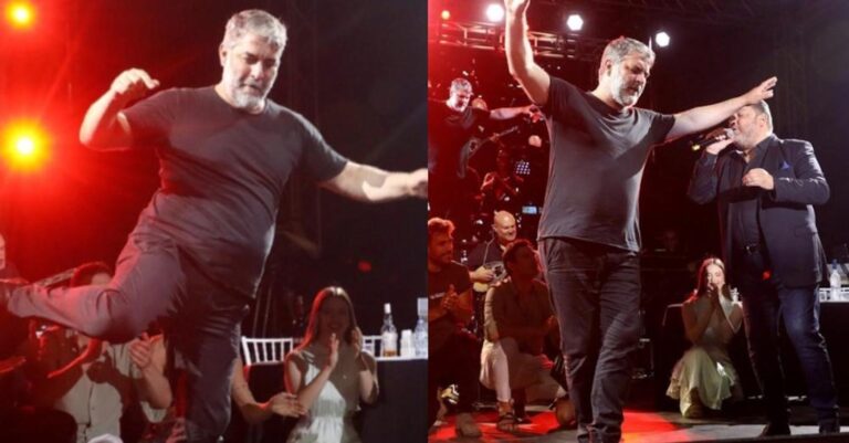 Ασταμάτητος «πιστάκιας»: O Βασίλης Μπισμπίκης επέστρεψε με νέο βαρύ ζεϊμπέκικο και χειροκροτούσε όλο το μαγαζί