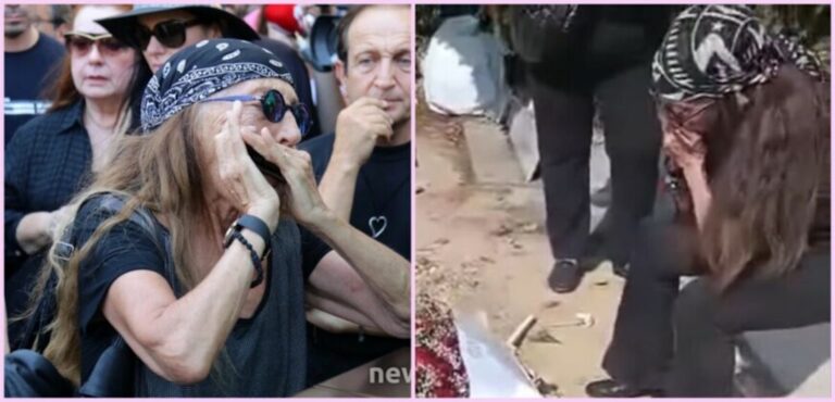 Η Γιώτα Γιάννα κάθισε δίπλα στον τάφο του Φλωρινιώτη και έπαιξε φυσαρμόνικα στον φίλο της