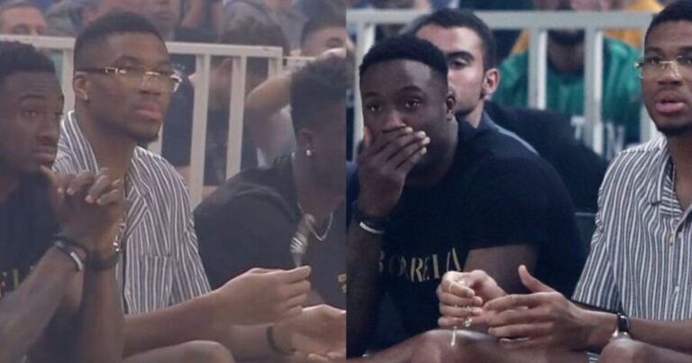 Κυλάει ο Έλληνας μέσα του: Με γυαλιά και κομπολόι ο Γιάννης Αντετοκούνμπο στο ΟΑΚΑ – Τους τρέλανε όλους