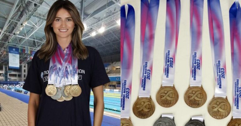 Περήφανη Ελλάδα: Σάρωσε στο Πανελλήνιο Πρωτάθλημα Κολύμβησης η Ναυπλιώτισσα Χριστιάνα Γαρουνιάτη