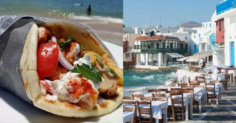 Ξέφυγαν στη Μύκονο: 15 ευρώ το σουβλάκι και 25 η μερίδα γύρος