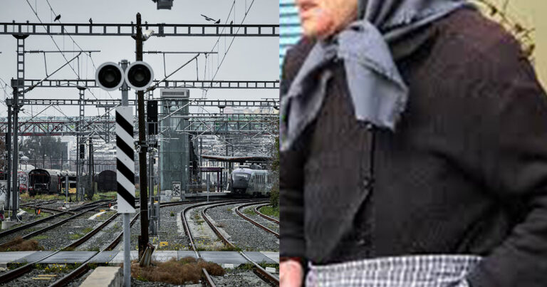 Συνελήφθη γιαγιά που έκοβε την περίφραξη του ΟΣΕ για να περάσει απέναντι