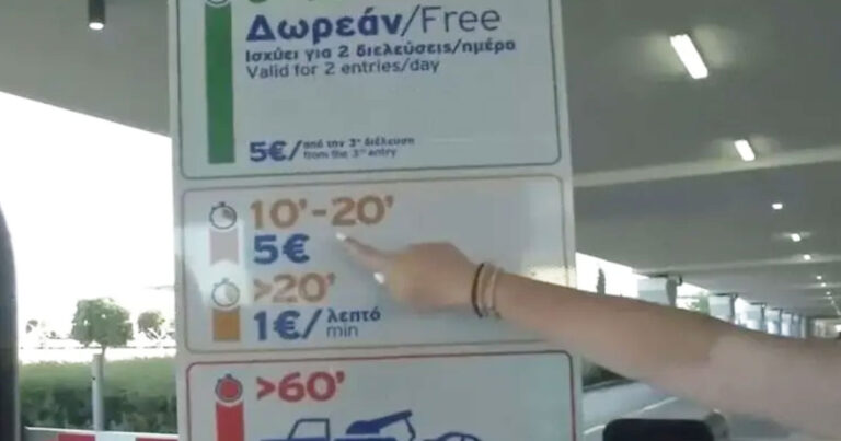 Μπήκαν μπάρες στο αεροδρόμιο Ελ. Βενιζέλος: Η τιμή για κάθε λεπτό παραμονής