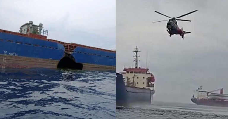 Χίος: Σύγκρουση φορτηγών πλοίων – Αρνούνται τη βοήθεια οι Τούρκοι ναυτικοί
