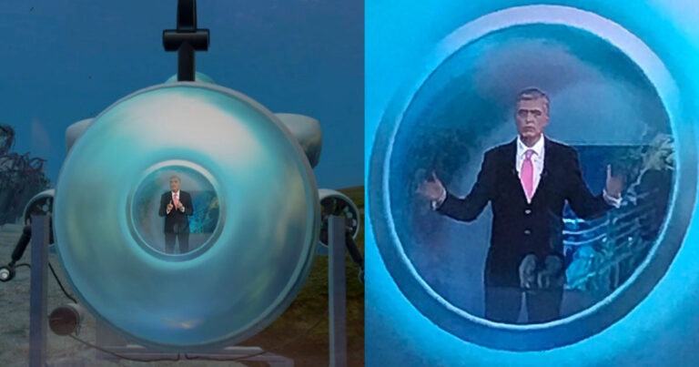 Ο Ευαγγελάτος πάει παντού: Μπήκε στο υποβρύχιο «Titan» και βούτηξε στο ναυάγιο του Τιτανικού