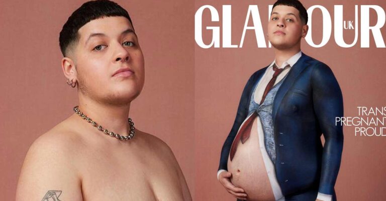 Στο εξώφυλλο του Glamour έγκυος διεμφυλικός άνδρας για τον μήνα Pride