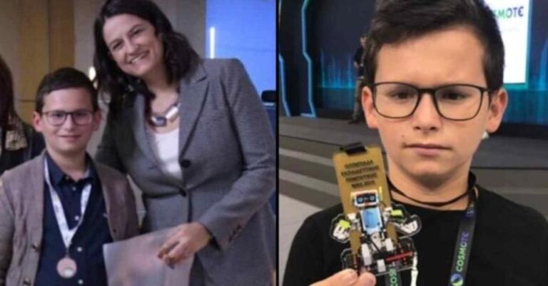 Βασίλης Ντάτης: Ο 11χρονος Έλληνας «Αϊνστάιν» που κέρδισε μετάλλιο στην παγκόσμια Ολυμπιάδα Ρομποτικής