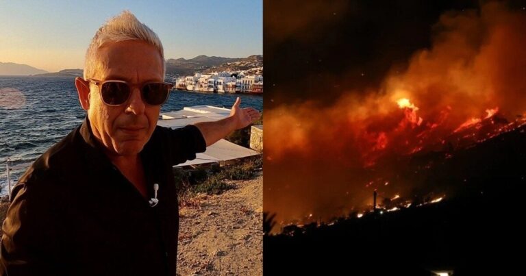 Όλο το διαδίκτυο μιλά για τον Τάσο Δούση: Με 3 βαριές κουβέντες τα είπε όλα για τους υπεύθυνους των πυρκαγιών