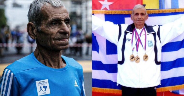 Μόνο περηφάνεια: Ο 90χρονος Παναγιώτης Δούσης τρέχει χωρίς στομάχι, κάνει παγκόσμιο ρεκόρ & γράφει ιστορία