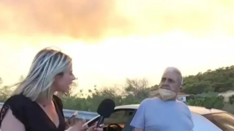 Φωτιά στο Λουτράκι: «Ένα αεροπλάνο γαμ…» – Κραυγή αγωνίας από κάτοικο που έβλεπε τις φλόγες να πλησιάζουν