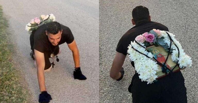 Ροδόπη: Έφτασε γονατιστός για να προσκυνήσει το λείψανο της Αγίας Μαρίνας