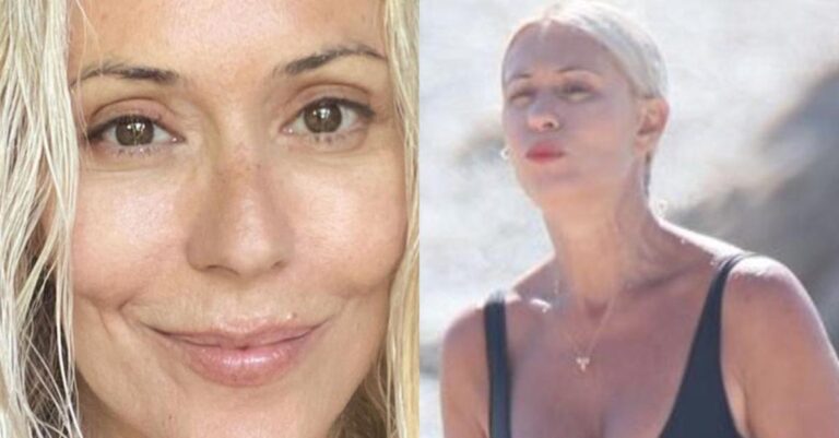 Άβαφη, χωρίς φίλτρα στην παραλία: Η Μαρία Μπακοδήμου αποχωρίστηκε το «βαρύ» μακιγιάζ και έγινε αγνώριστη