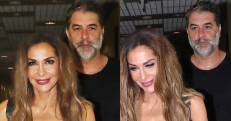Εκείνος με μαύρο μπλουζάκι, εκείνη τα «πέταξε» όλα έξω:  Βανδή και Μπισμπίκης βγήκαν έτσι έξω και όλοι τους κοιτούσαν