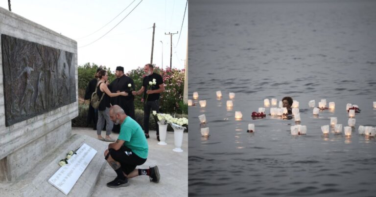 Φαναράκια, λευκά τριαντάφυλλα, δάκρυα στο μνημείο: Συγκίνηση για τα 5 χρόνια από την τραγωδία με τους 104 νεκρούς στο Μάτι