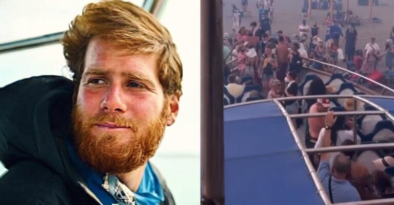 Φωτιά στη Ρόδο: Ο Τζέιμς Καφετζής μεταφέρει κόσμο με το σκάφος του – «Η κατάσταση είναι εκτός ελέγχου»