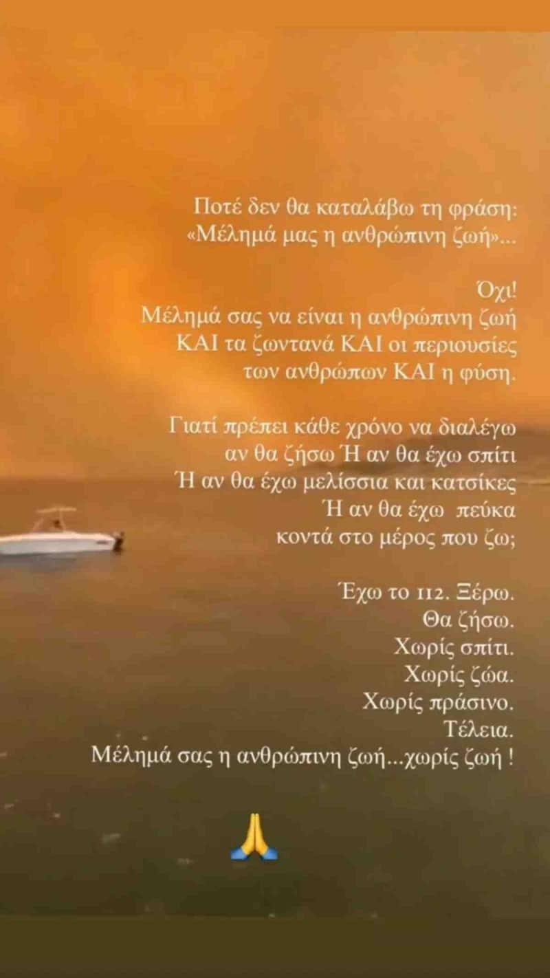 Γιώργος Γεροντιδάκης για φωτιές