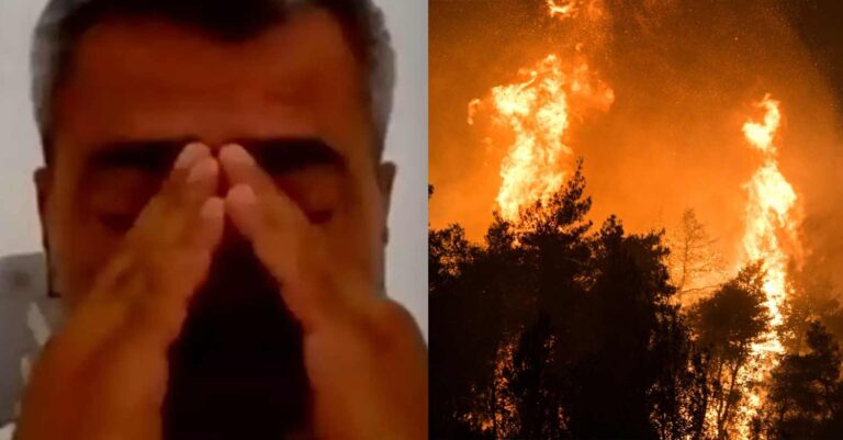 «Κάnκαν τα παιδιά μας»: Συγκινεί o μελισσοκόμος που είδε τα μελίσσια του να γίνονται στάχτες στα Δερβενοχώρια