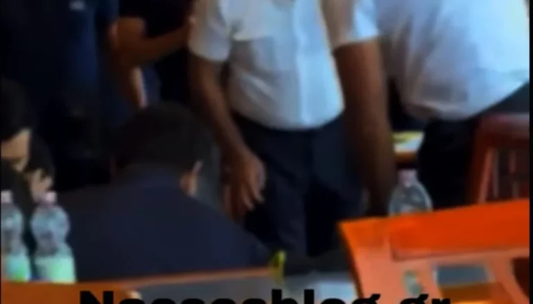 Αποκλειστικό βίντεο – Πέφτει νεκρóς μέσα σε κρουαζιερόπλοιο στην Μύκονο