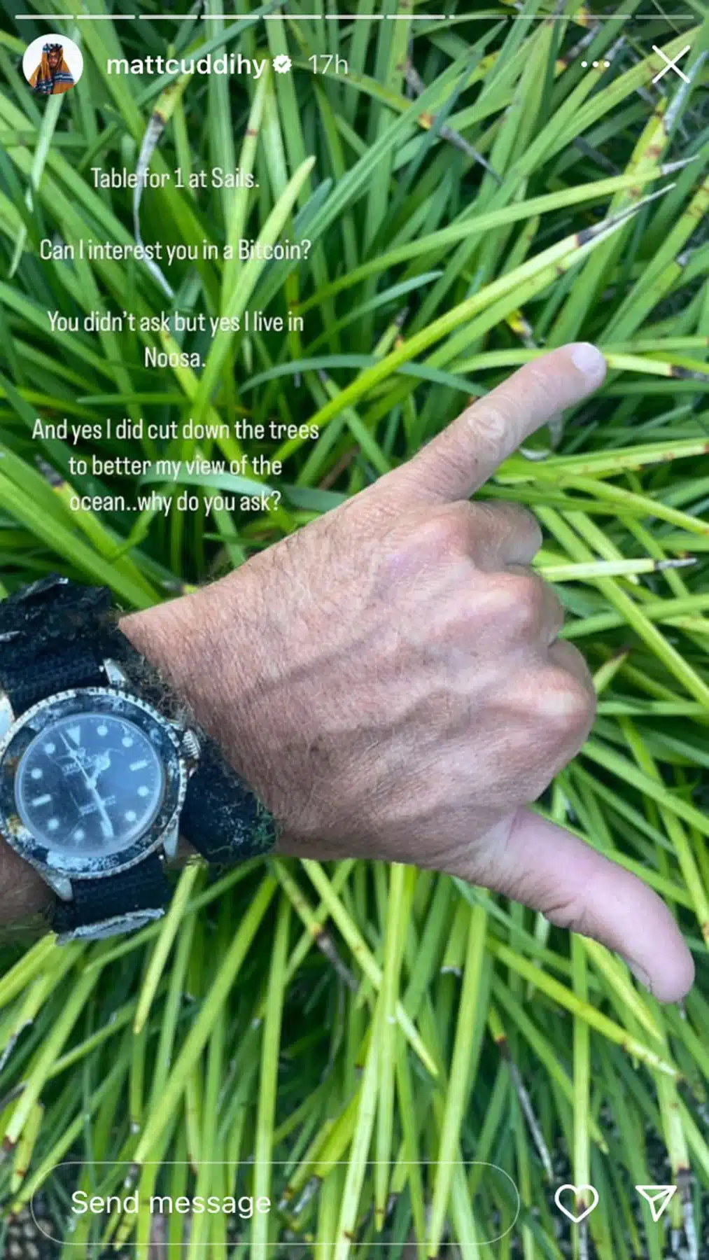matt cuddihy found rolex submariner 7