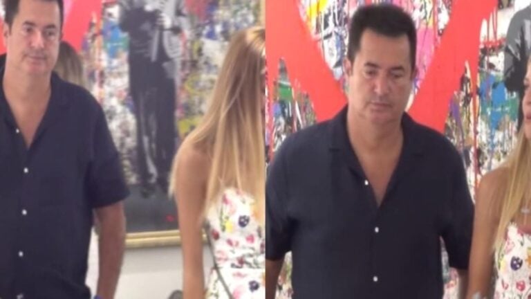 Με μίνι λευκό φορεματάκι – Τα νυχτοπερπατήματα του Ατζούν με την 23χρονη σύντροφό του σε σοκάκια της Μυκόνου