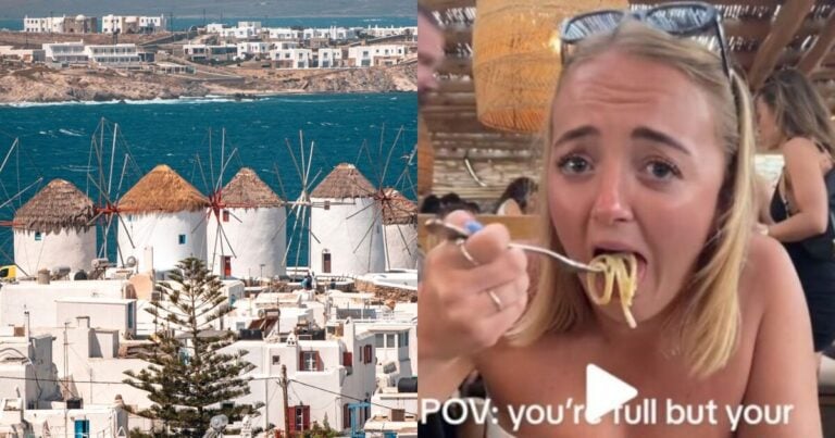 Σχεδόν 50€ για μία μακαρονάδα στη Μύκονο: Τουρίστρια έκλαψε με «μαύρο» δάκρυ όταν είδε τον λογαριασμό