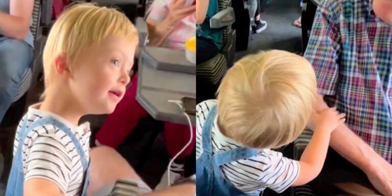 Νήπιο με σύνδρομο Down χαιρετά προσωπικά κάθε επιβάτη πριν κατέβει από το τρένο και το χαμόγελο του γεμίζει της καρδιές μας