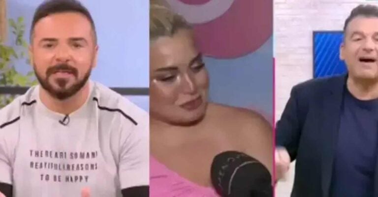 Ο Τριαντάφυλλος «πετσόκοψε» τον Λιάγκα – «Ποιος είσαι εσύ ρε που θα μιλήσεις για τους ανθρώπους με παραπάνω κιλά»