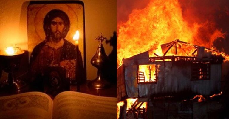 Προσευχή για να μας φυλάει ο Θεός από την πυρκαγιά