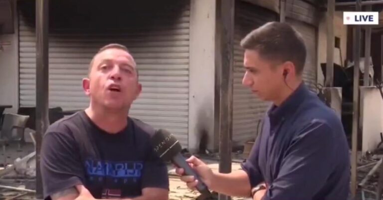 Πυρόπληκτός «στόλισε» τον Κυριάκο Μητσοτάκη – «Να παραιτηθείτε όλοι σας»