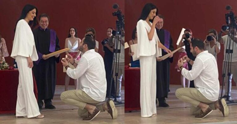 Ρέθυμνο: Έκανε πρόταση γάμου στην αγαπημένη του τη στιγμή που έπαιρνε το πτυχίο της