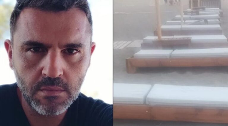 Ρόδος: Επιχειρηματίας προσφέρει δωρεάν φαγητό και ύπνο σε ξαπλώστρες παραλίας για τους ξεσπιτωμένους της φωτιάς