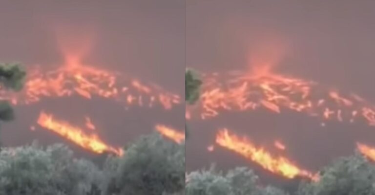 Τι πραγματικά συνέβη στη Ρόδο; Πυροστρόβιλος από τον άνεμο έκαψε το νησί