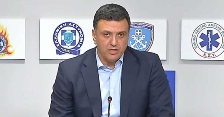 Βασίλης Κικίλιας: Η ανακοίνωση για τις φωτιές που μαίνονται και τις συλλήψεις δύο ανδρών