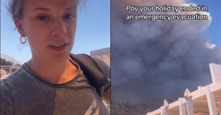 Φωτιά στη Ρόδο: Συγκλονίζει τουρίστρια που ρώτησε υπάλληλο αν είναι ασφαλές – «Φύγε αμέσως από εδώ, τρέξε να σωθείς»